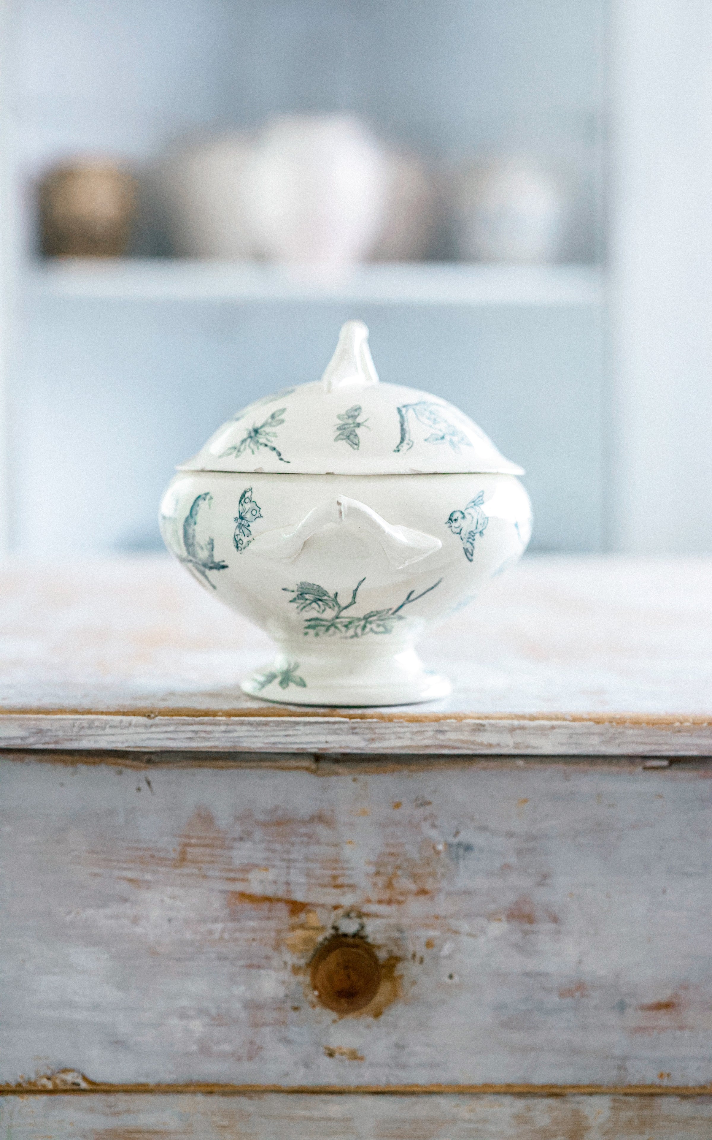 Petite vintage French Stoneware Tureen