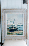 Vintage French Oil Painting on Canvas