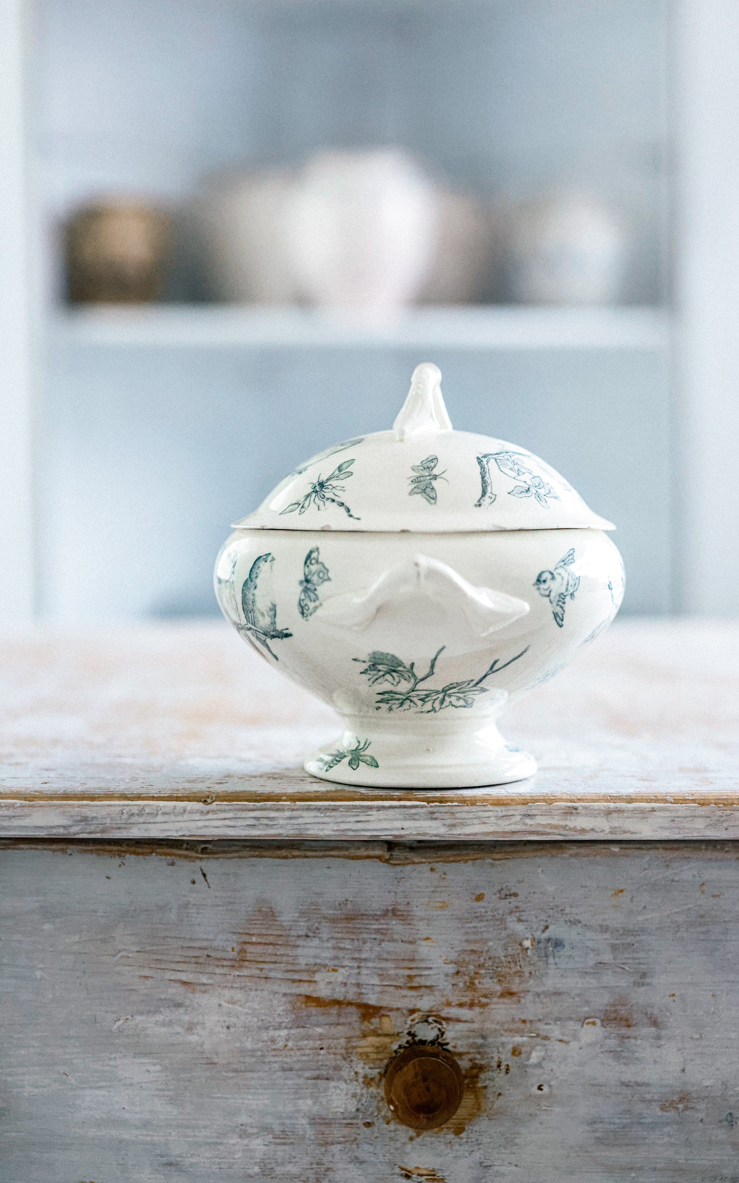 Petite vintage French Stoneware Tureen