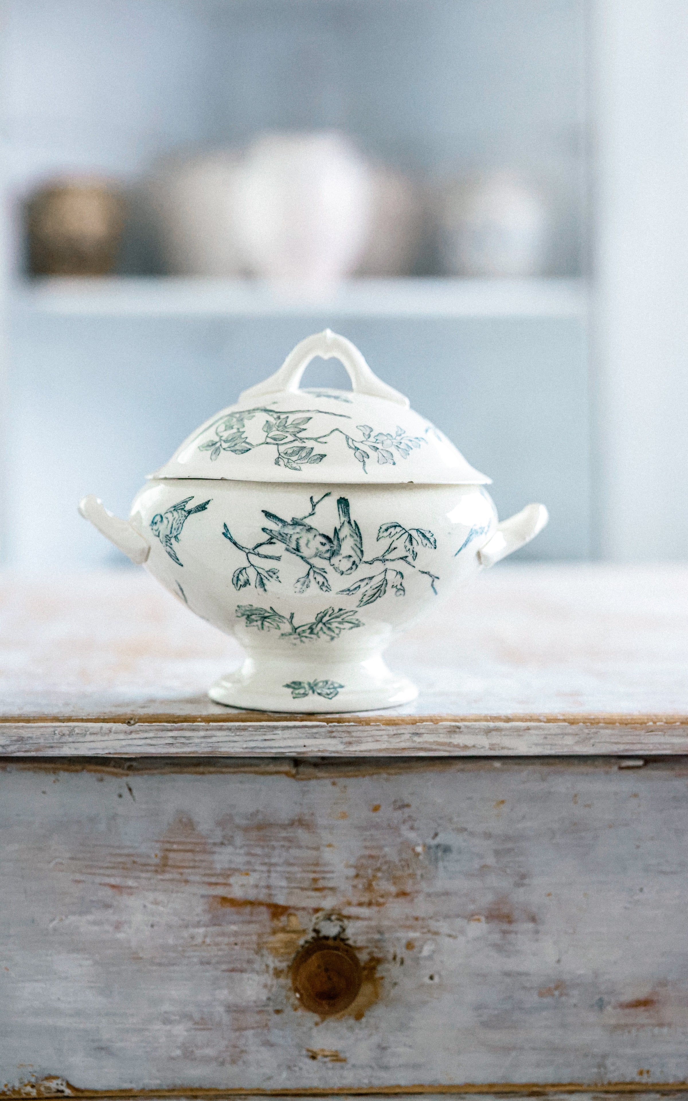 Petite vintage French Stoneware Tureen