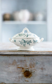 Petite Vintage French Stoneware Tureen