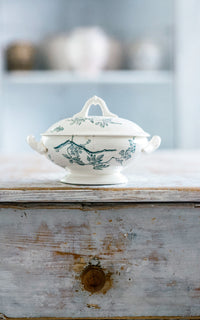 Petite Vintage French Stoneware Tureen