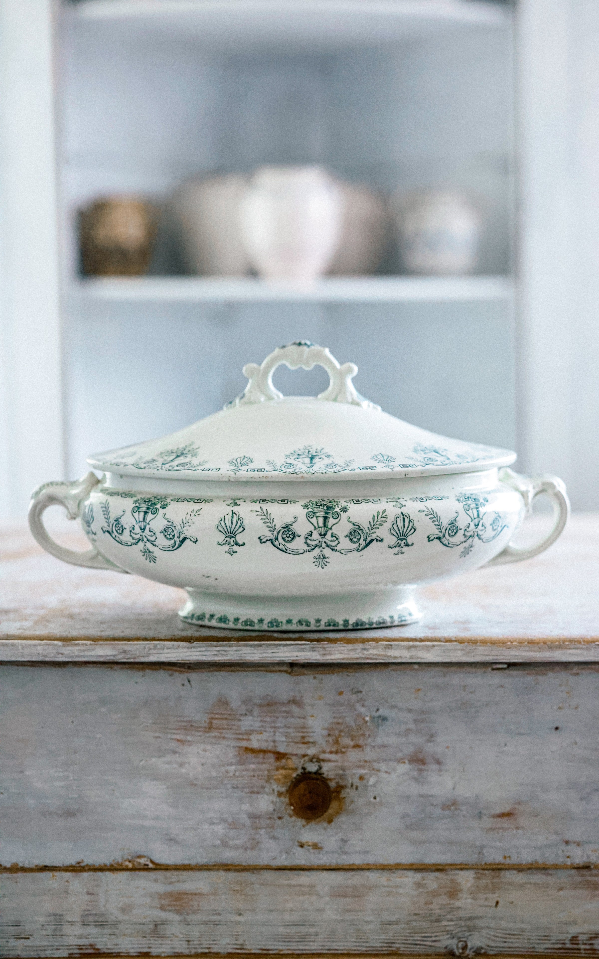Vintage French Stoneware Tureen