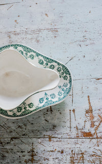 Vintage French Ironstone Sauce Boat