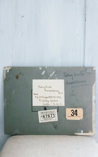 Vintage English Watercolor Painting