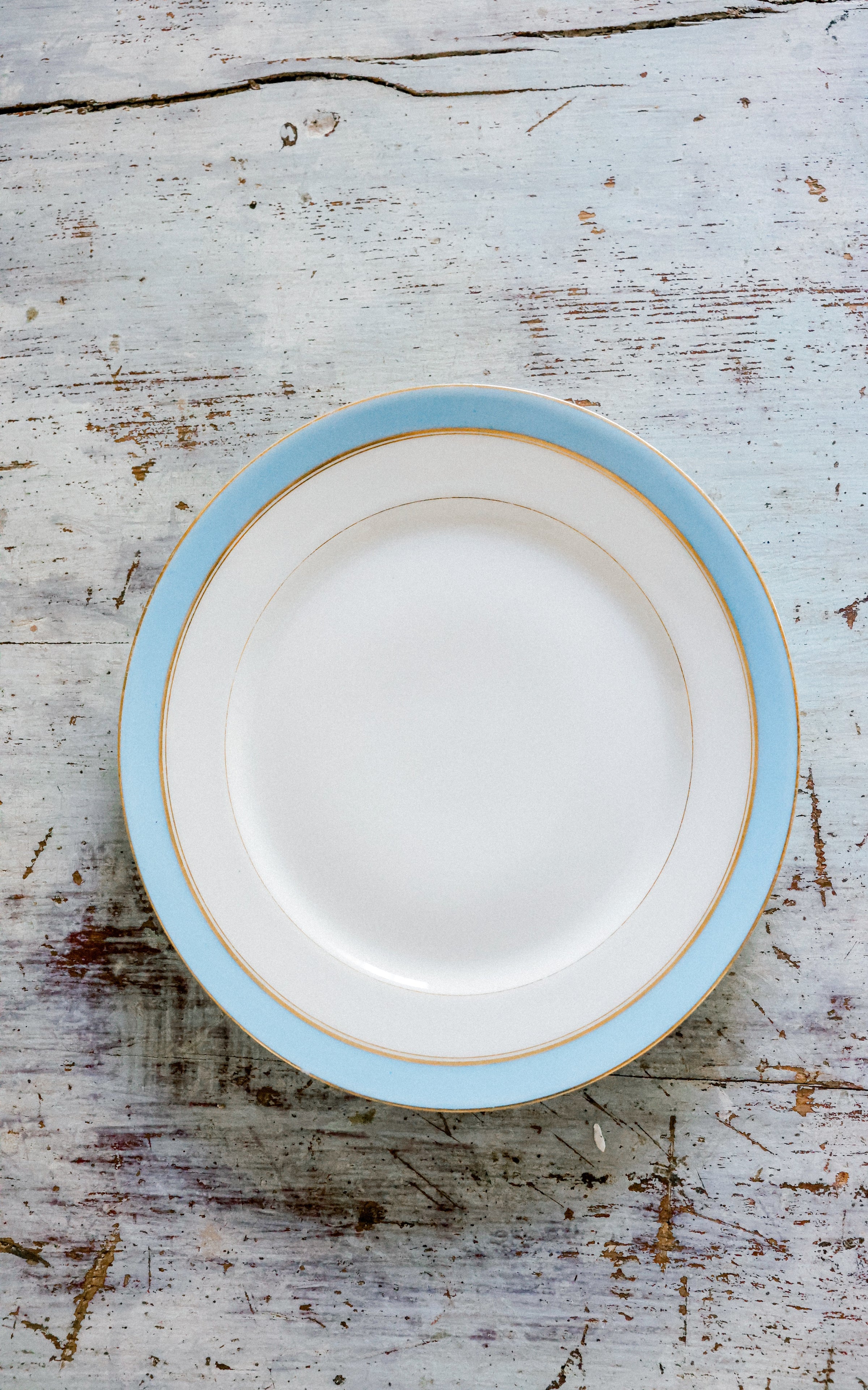 Vintage French Stoneware Plate