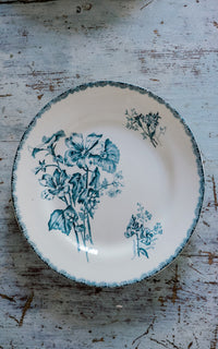 Set of Three Vintage French Stoneware Plates