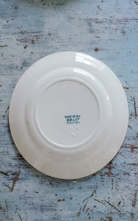 Set of Three Vintage French Stoneware Plates