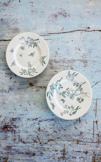 One Petite  Vintage French Stoneware Cake Stand