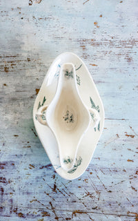 Petite French Stoneware Sauce Boat