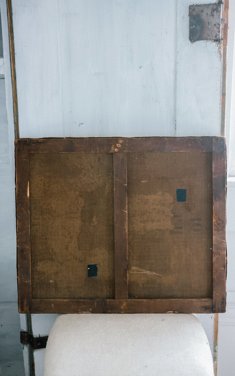 Vintage French Oil Painting on Canvas