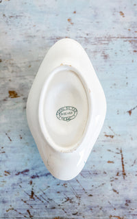 Petite French Stoneware Sauce Boat