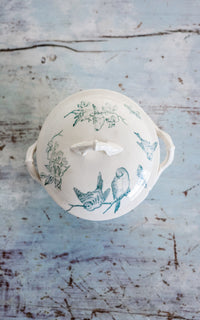 Petite Vintage French Stoneware Tureen