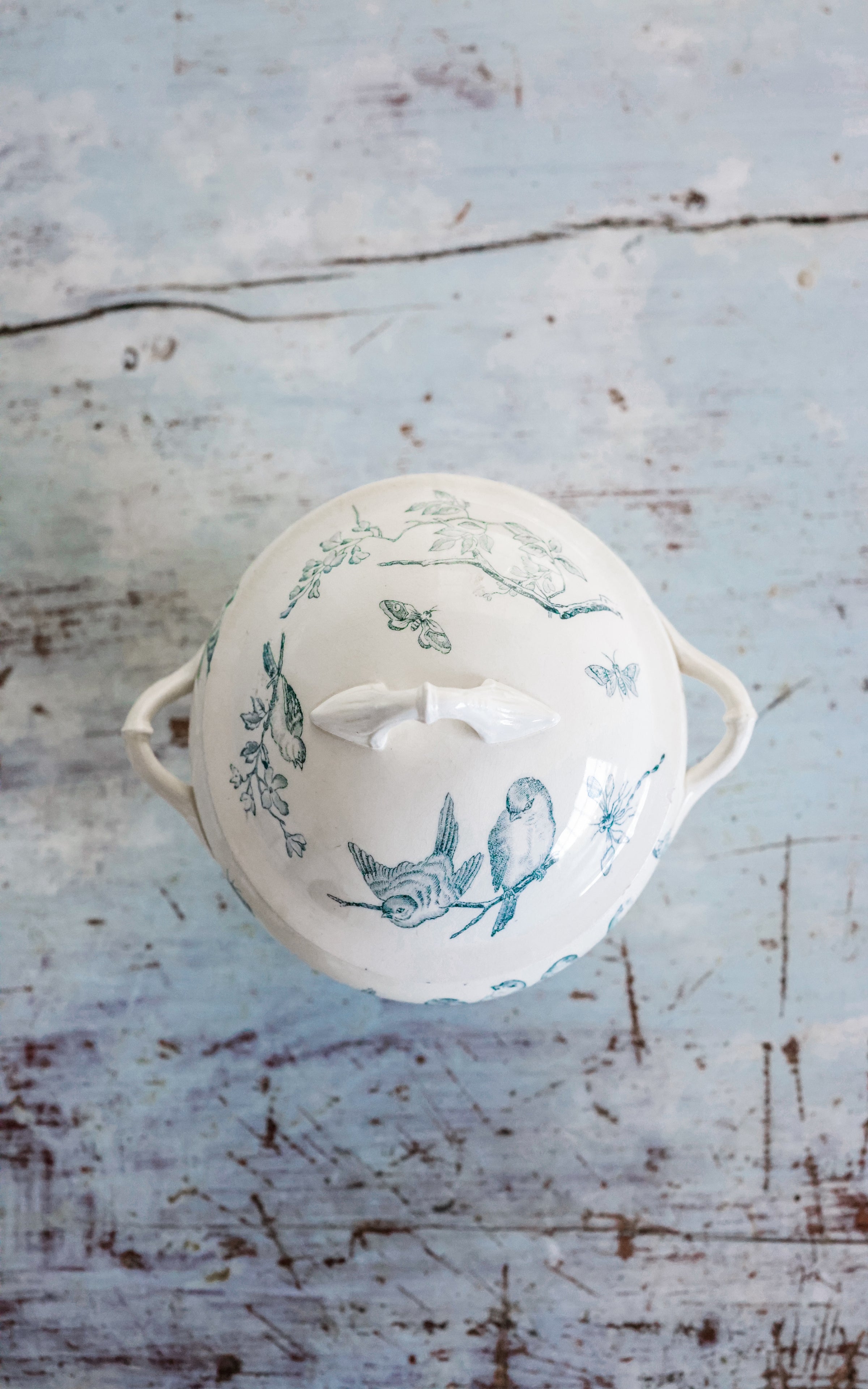 Petite vintage French Stoneware Tureen