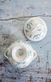 Petite vintage French Stoneware Tureen