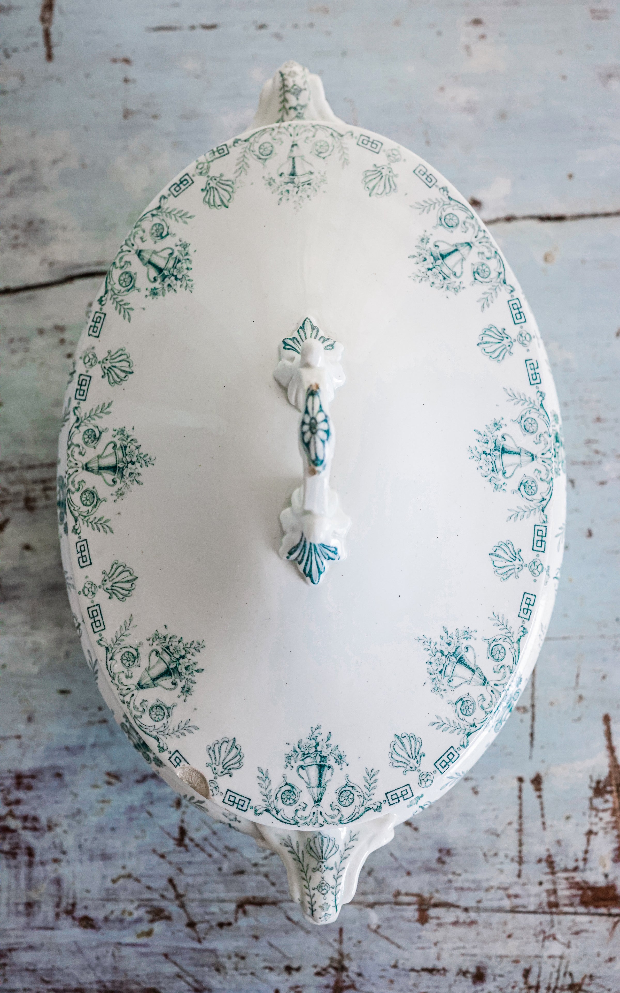 Vintage French Stoneware Tureen