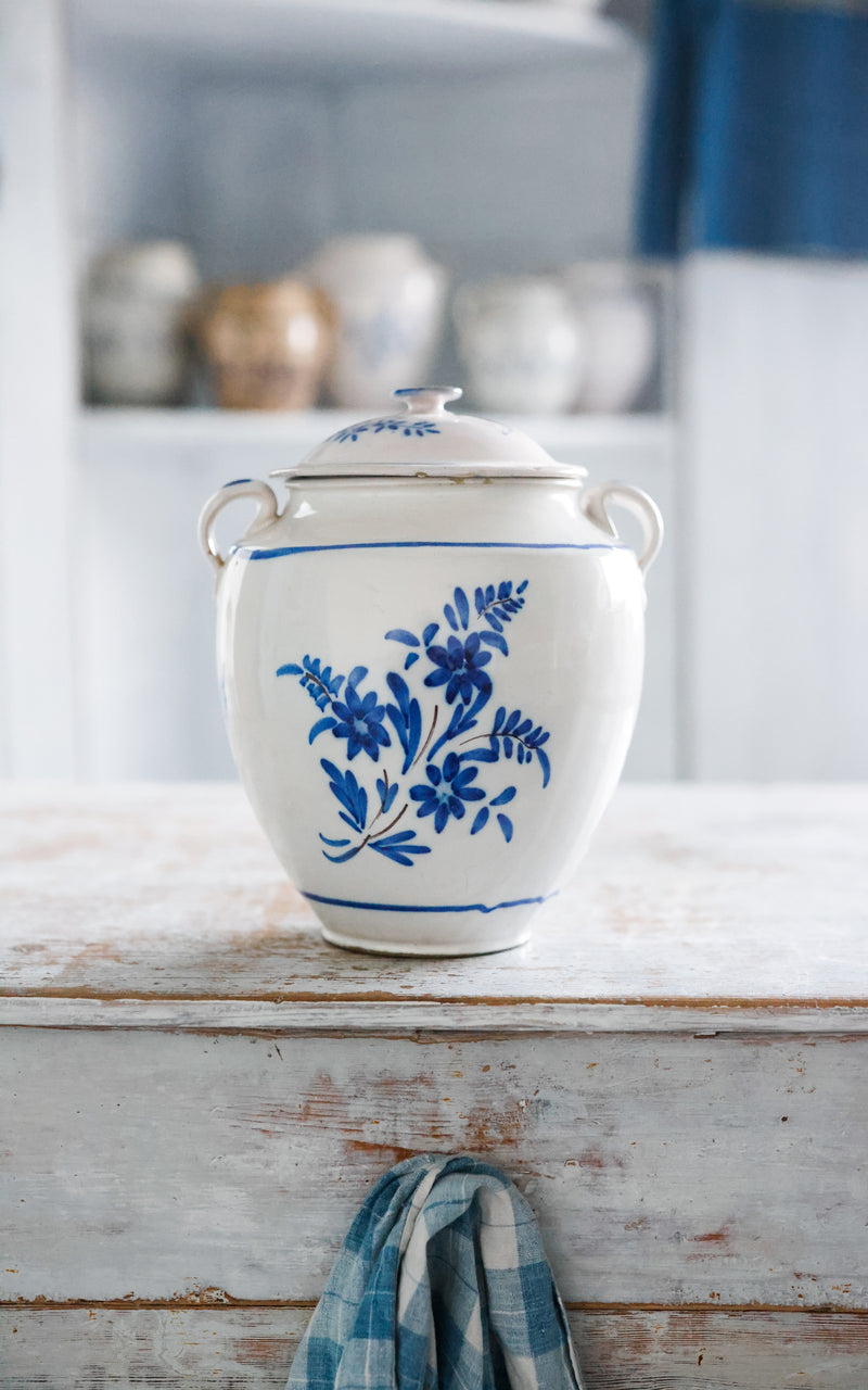 Vintage French Stoneware Pot