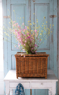 Vintage French Fishing Basket