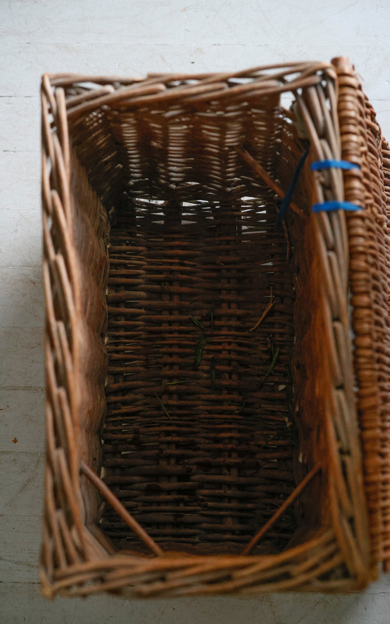 Vintage French Fishing Basket