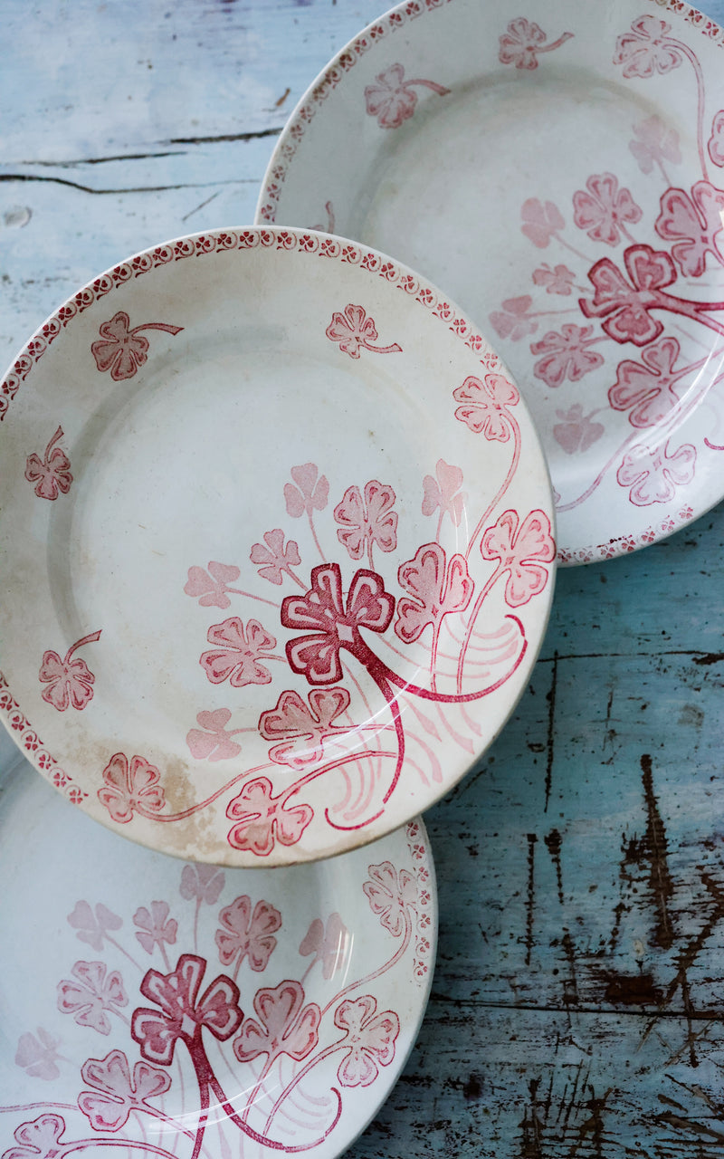 Set of Three Vintage French Plates