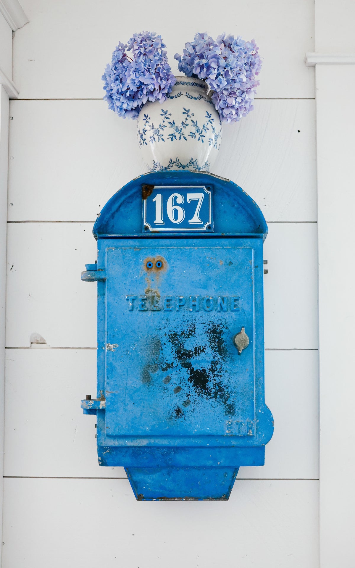 Vintage French Enamelware Number