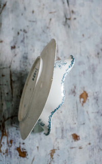 Vintage French Stoneware Sauce Boat