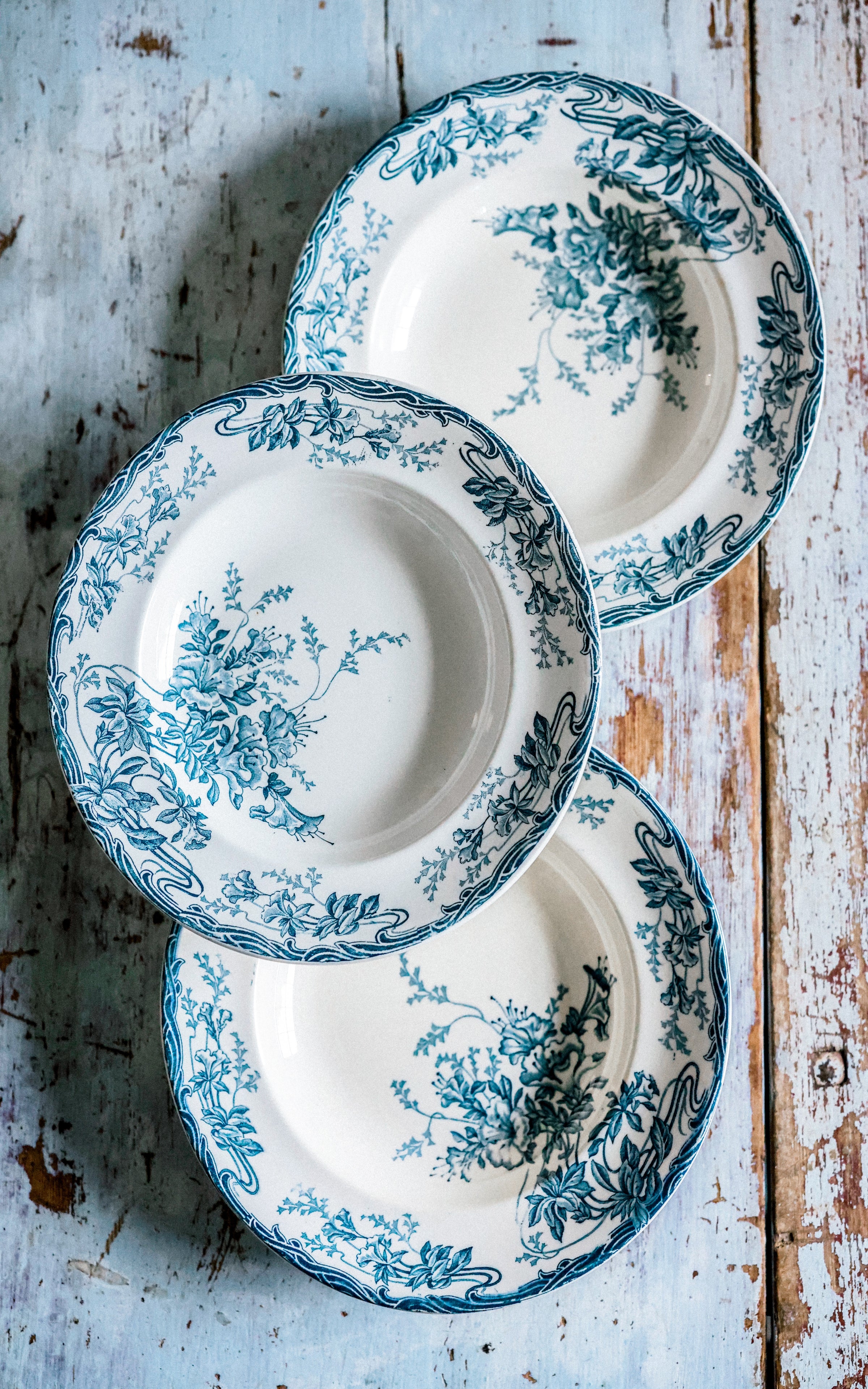 Set of Three Vintage French Bowls