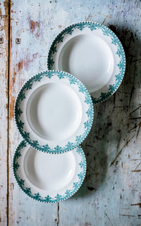 Set of Three Vintage French Stoneware Bowls