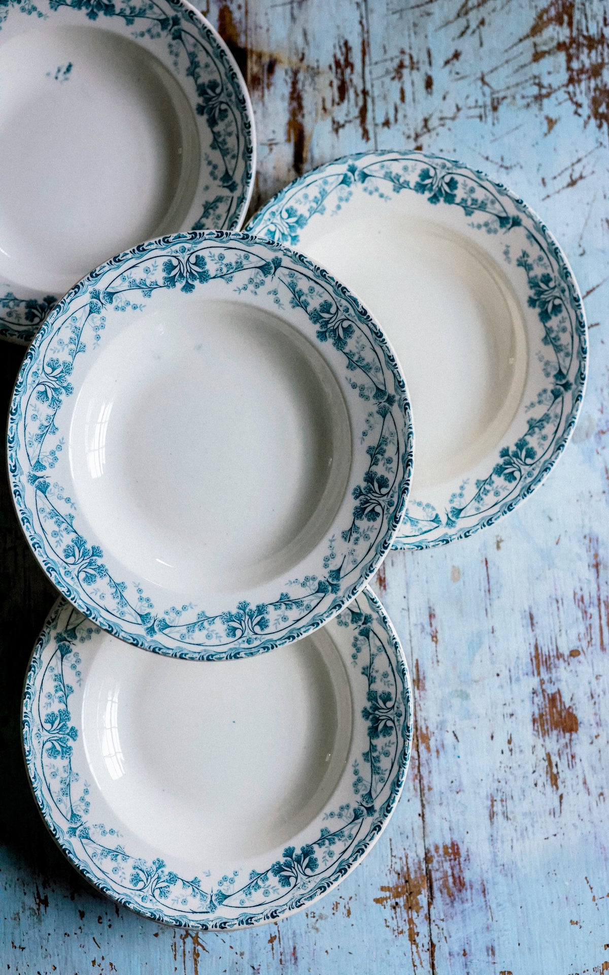 Set of Seven Vintage French Bowls
