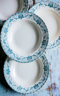 Set of Seven Vintage French Bowls