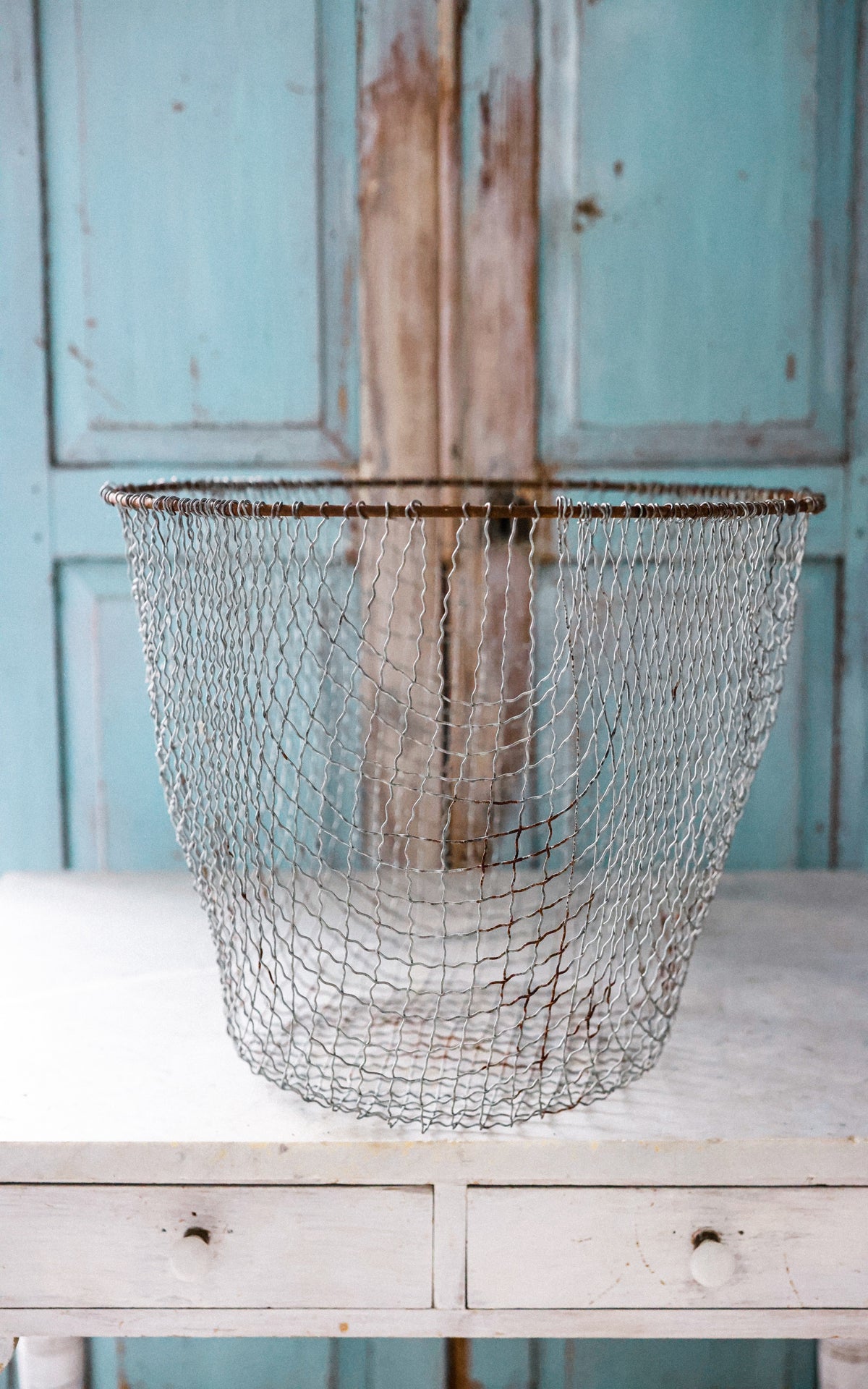 Vintage French Oyster Basket