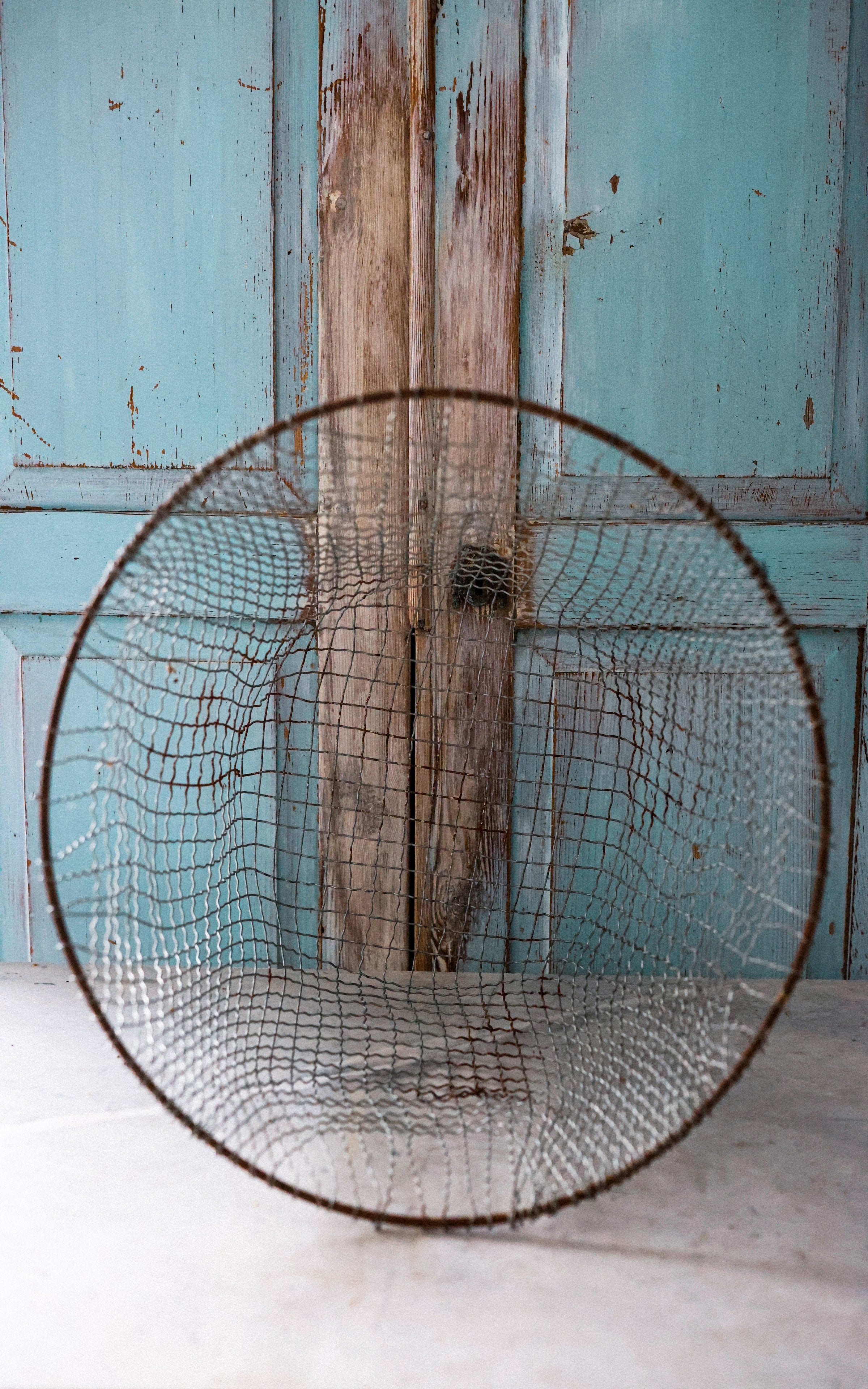 Vintage French Oyster Basket