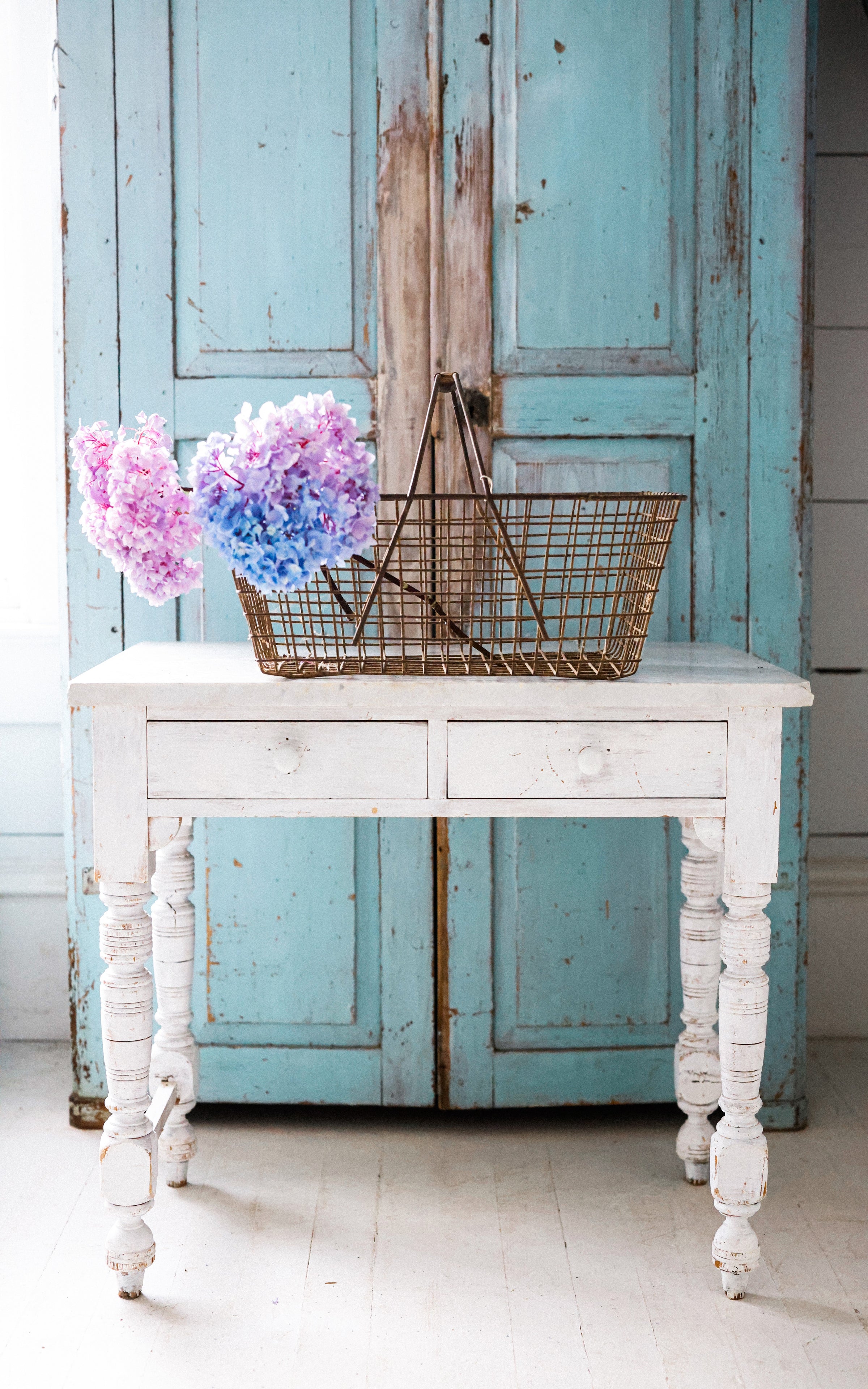 Vintage French Oyster Basket