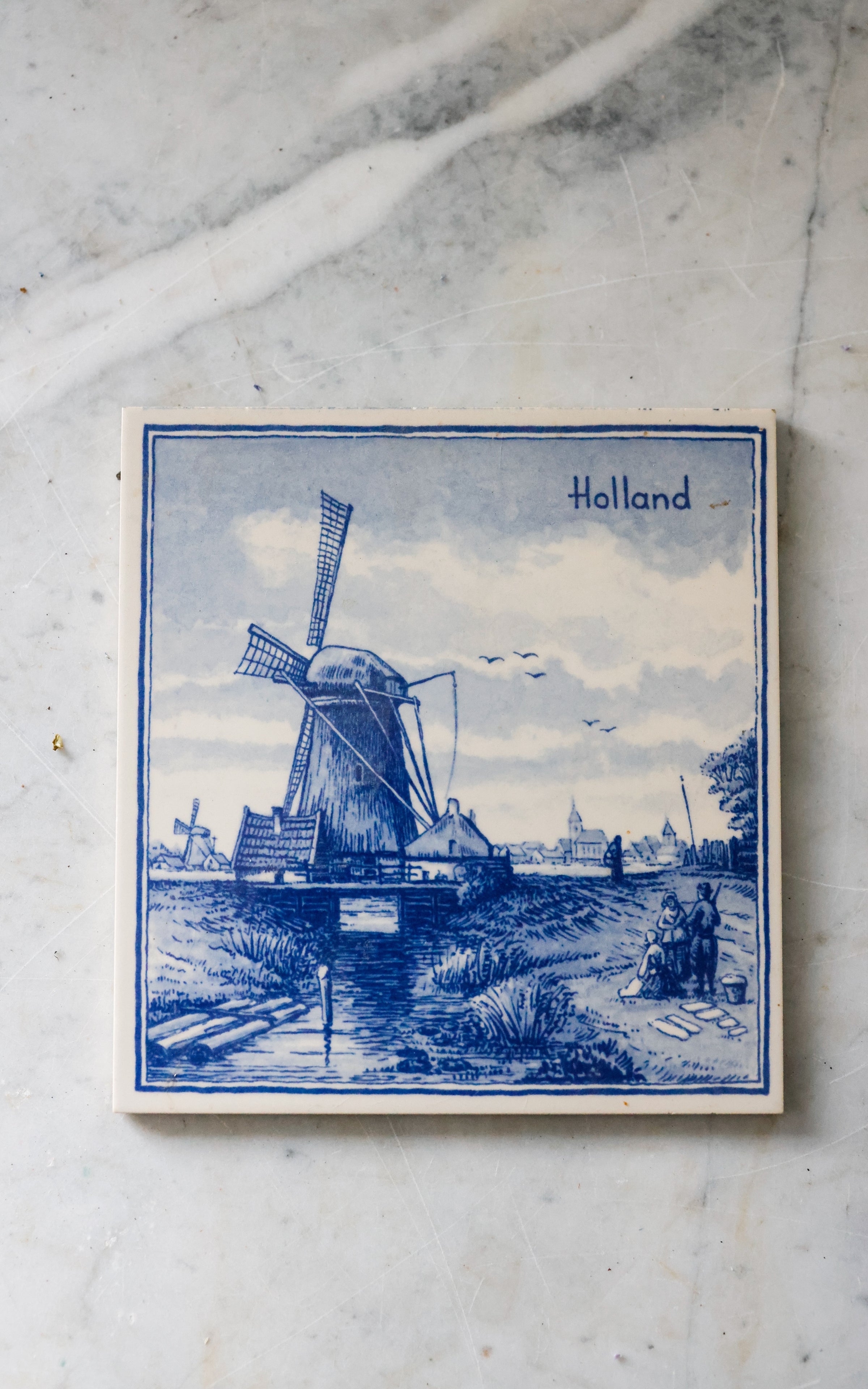 Vintage Dutch Tile