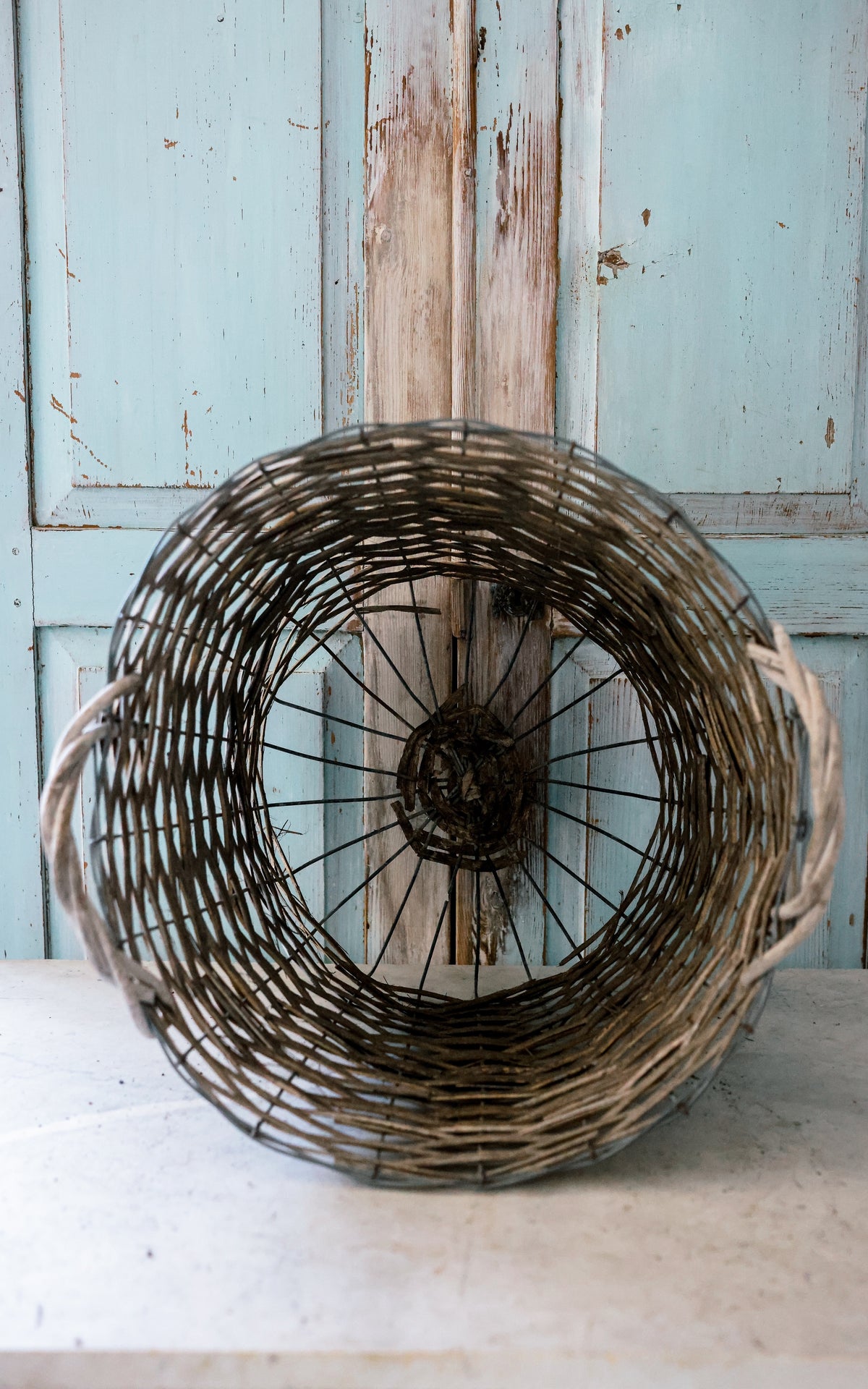 Vintage French Apple Basket