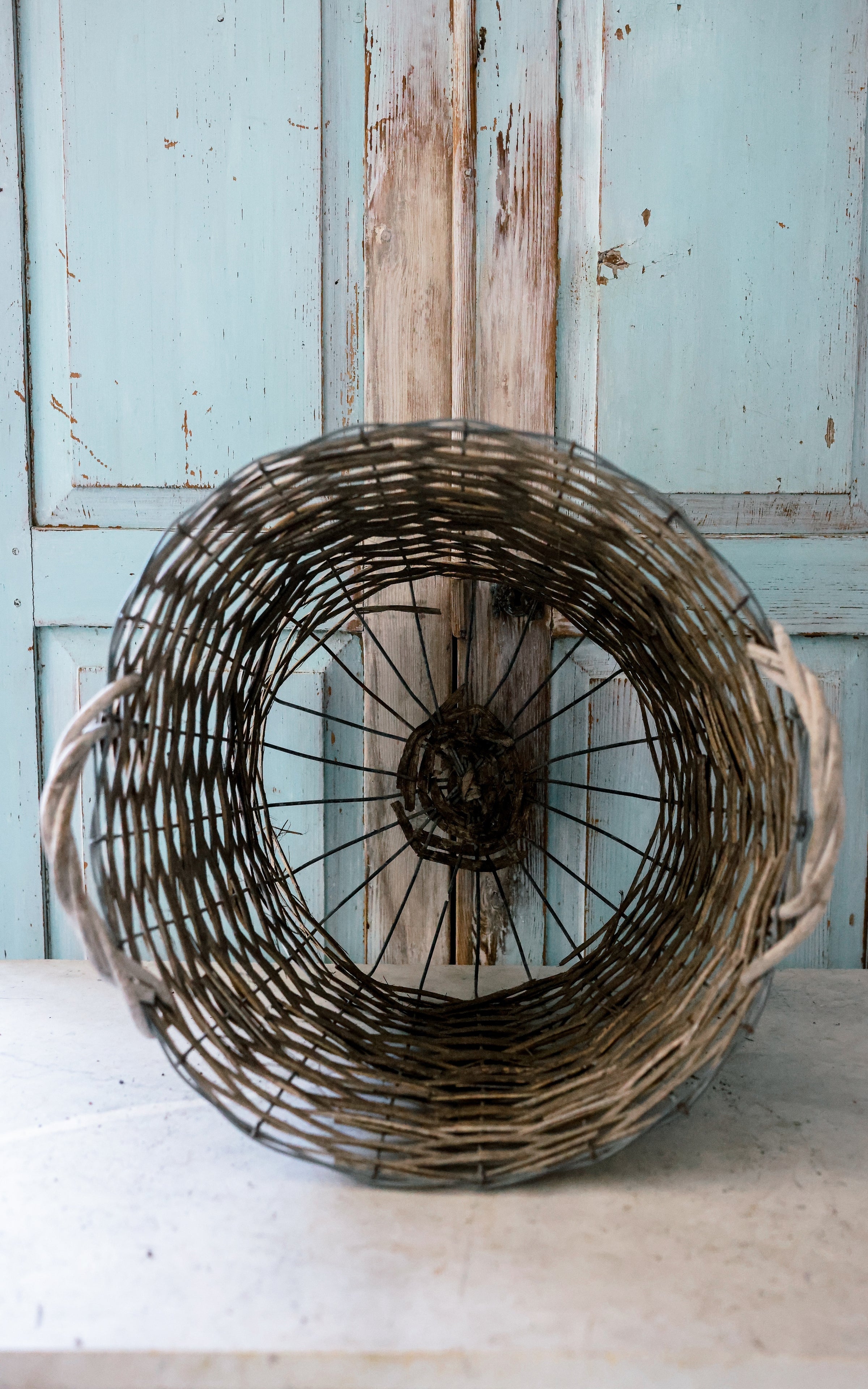 Vintage French Apple Basket