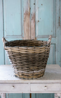 Vintage French Apple Basket