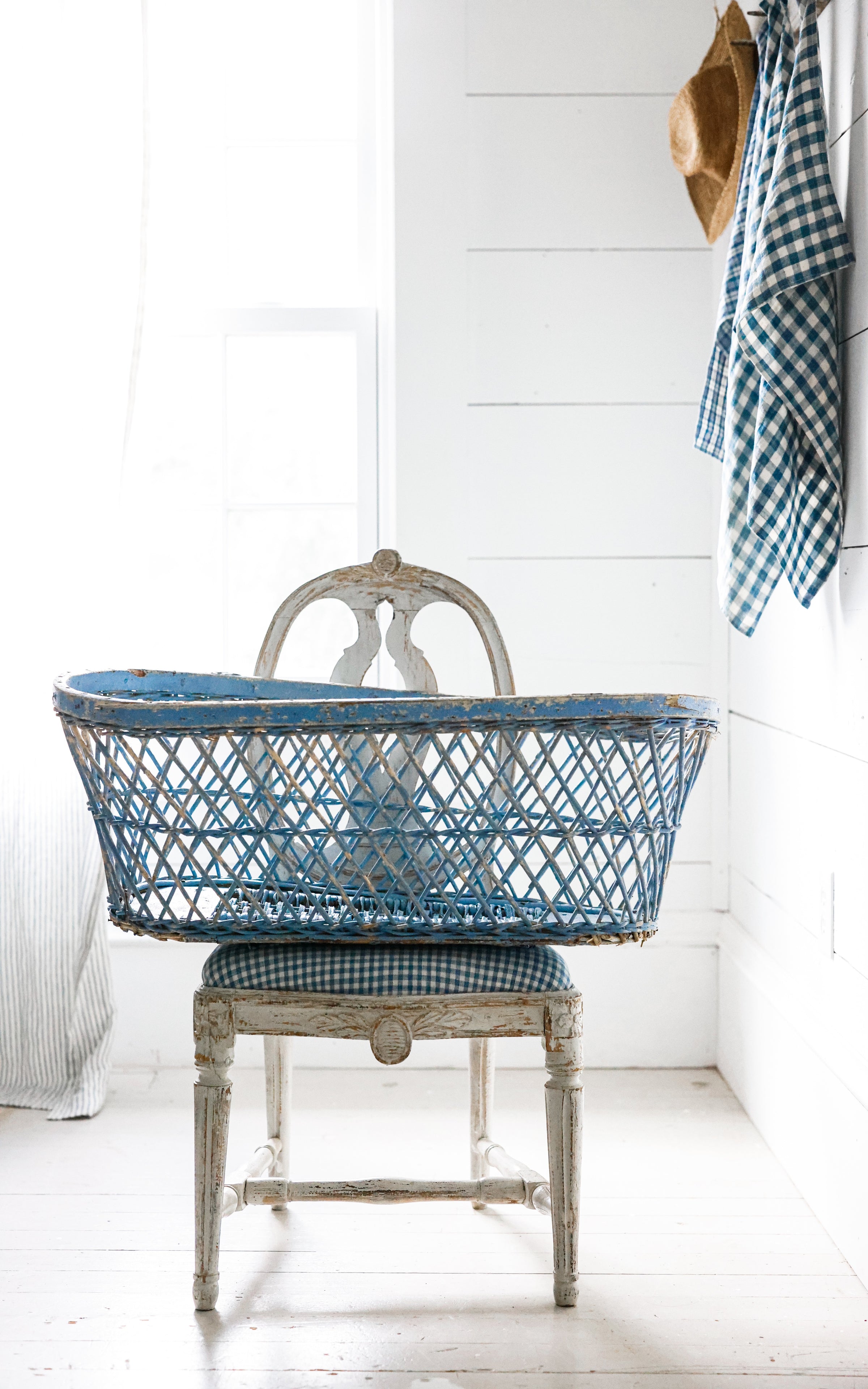 Large Vintage Swedish Basket