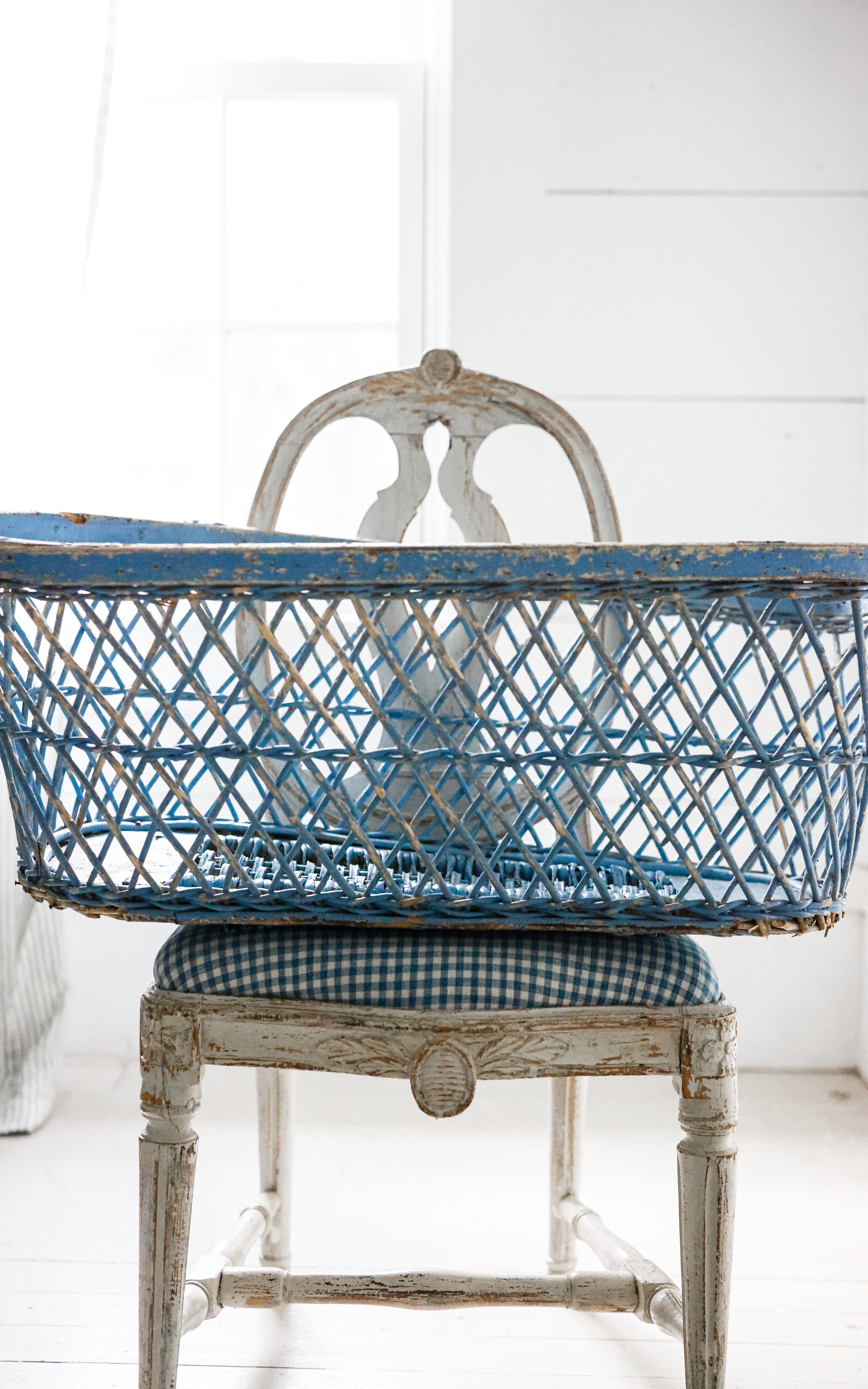 Large Vintage Swedish Basket