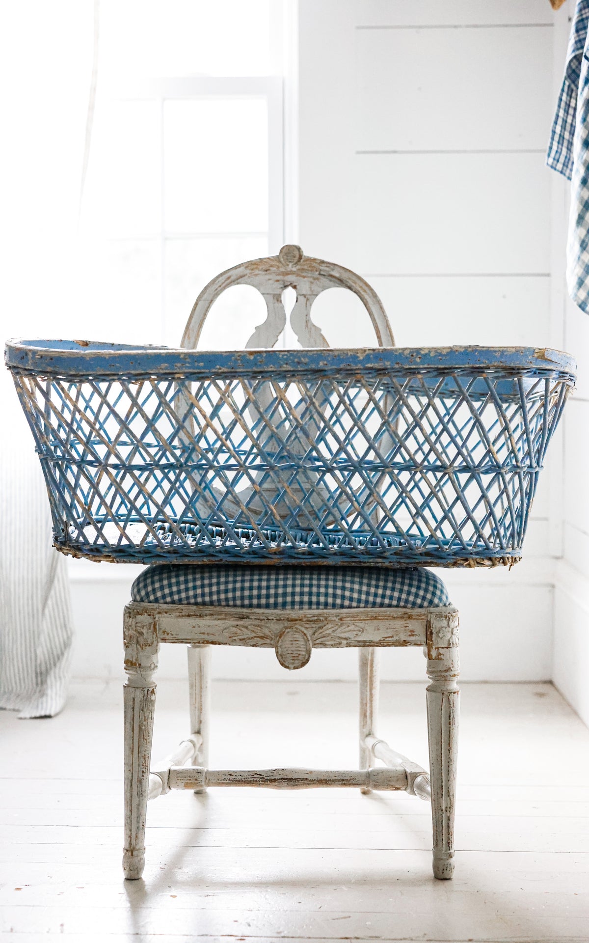 Large Vintage Swedish Basket