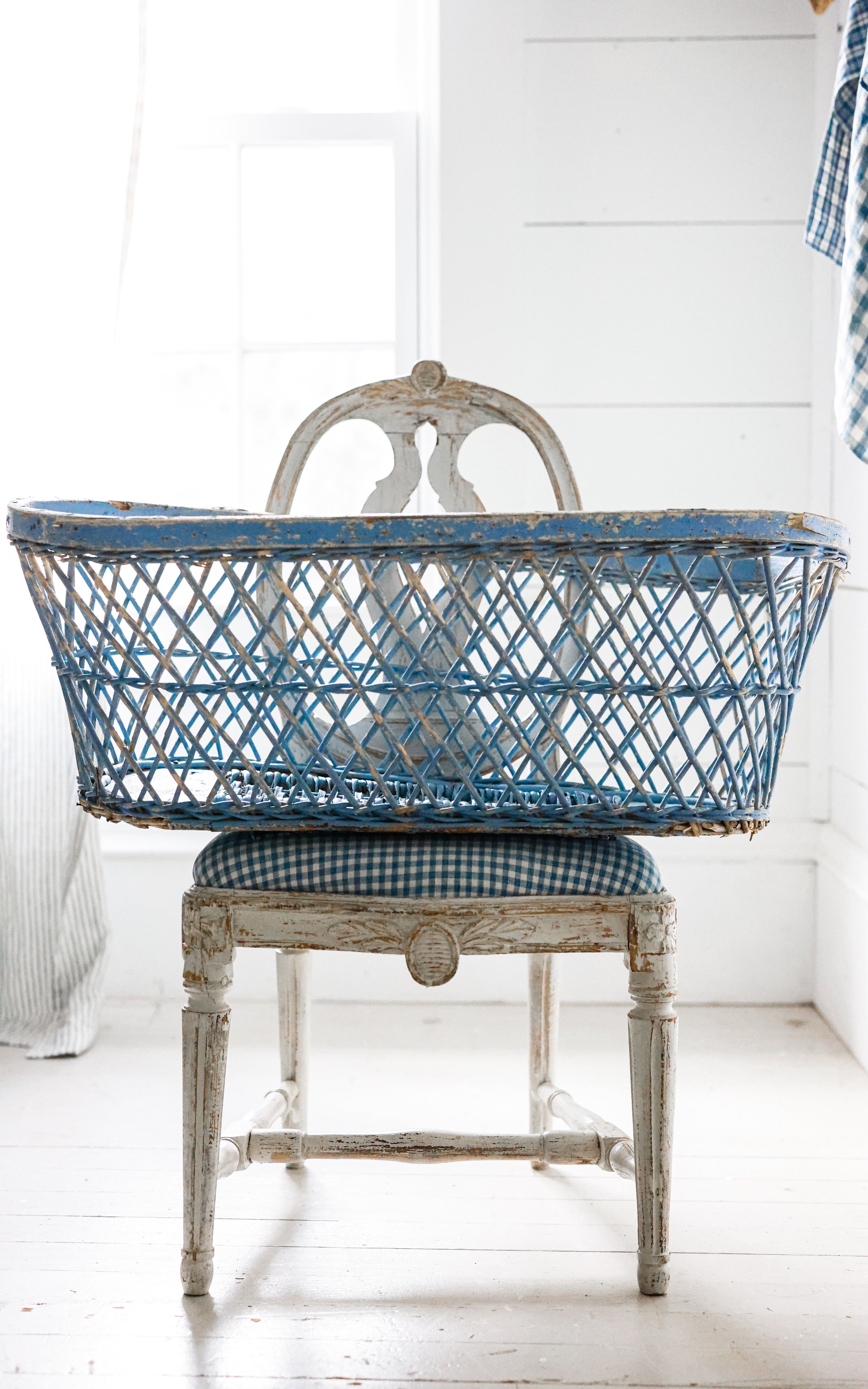 Large Vintage Swedish Basket