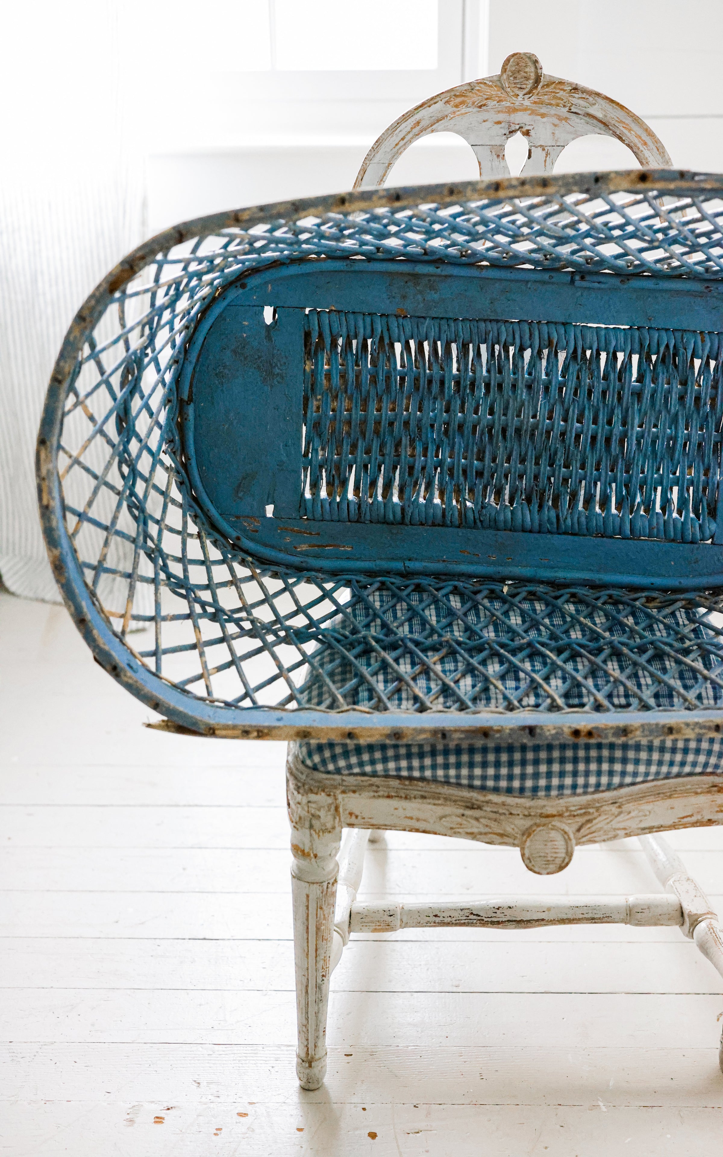Large Vintage Swedish Basket