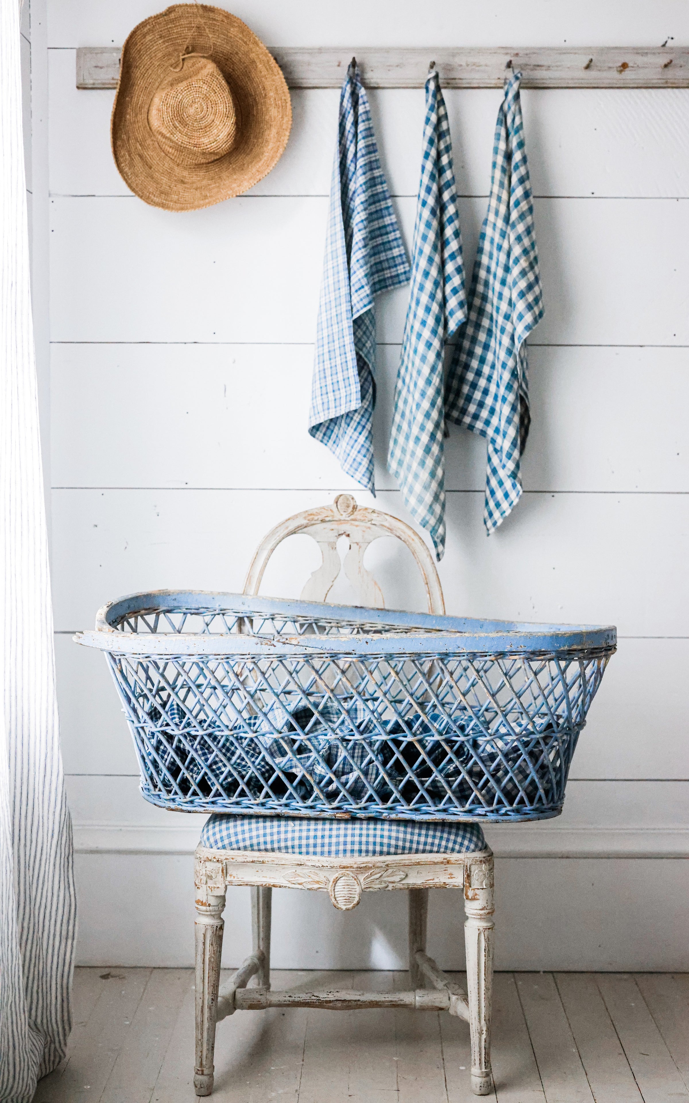 Large Vintage Swedish Basket