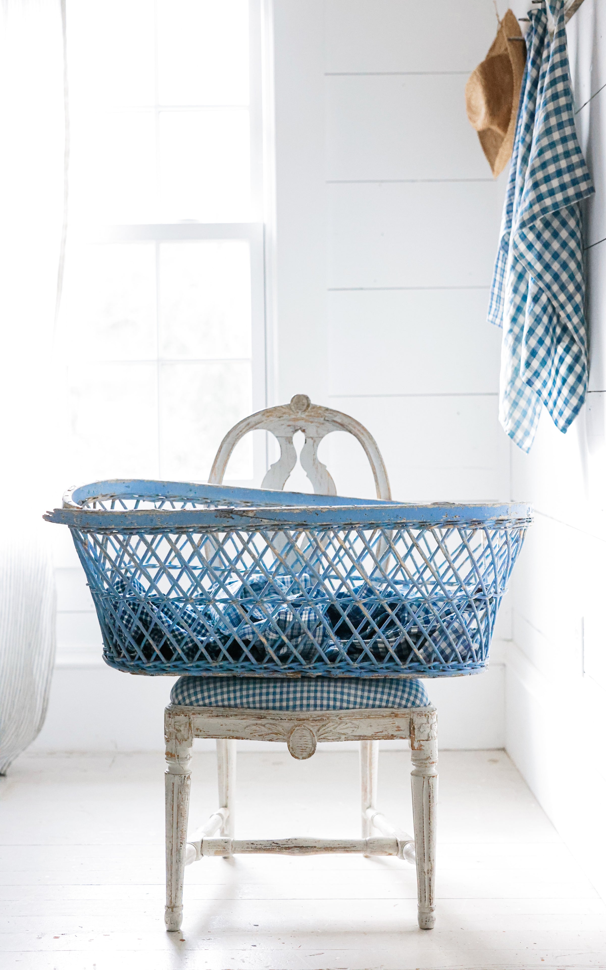 Large Vintage Swedish Basket