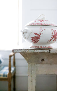 Vintage French Stoneware Tureen