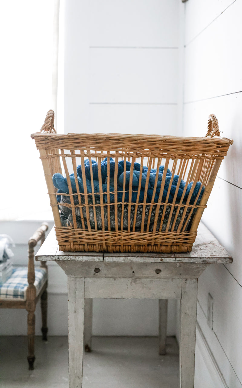 Vintage French Boulangerie Basket