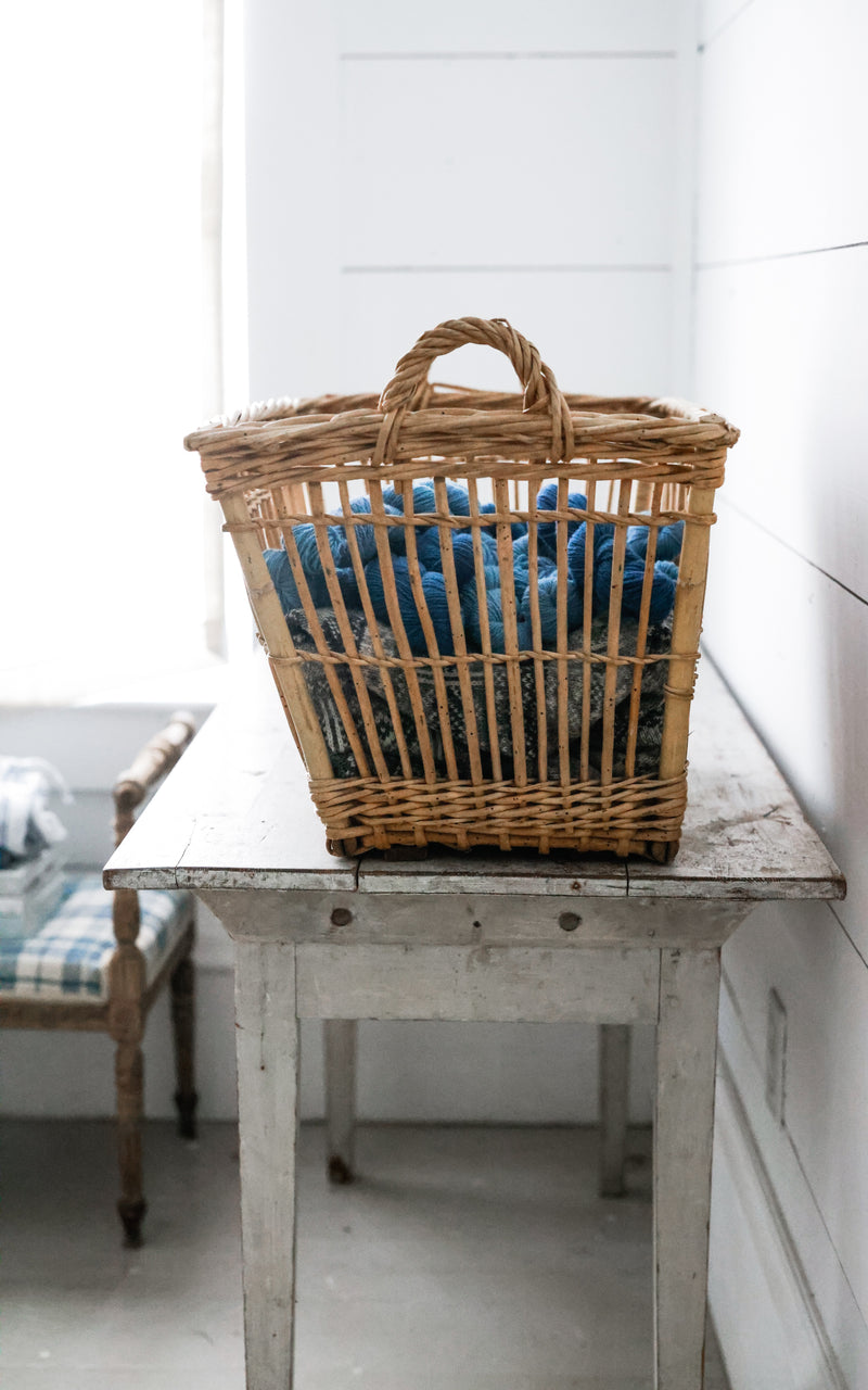 Vintage French Boulangerie Basket