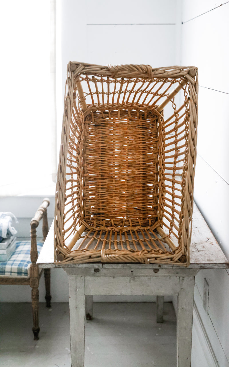 Vintage French Boulangerie Basket