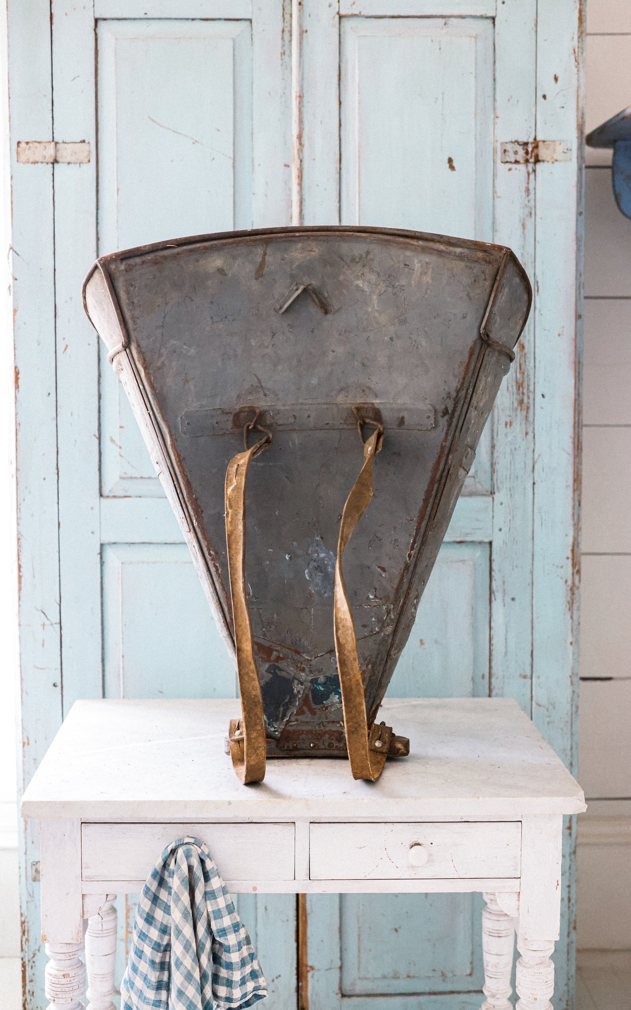 Vintage French Harvesting Basket
