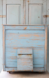 Vintage French Root Vegetable Storage Cabinet
